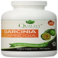 100% Pure Garcinia Cambogia Extract with HCA, Extra Strength, 180 Capsules, Clinically Proven.