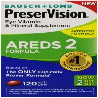 PreserVision AREDS 2 Vitamin & Mineral Supplement 120 Count Soft Gels