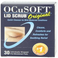 OCuSOFT Lid Scrub Original, Pre-Moistened Pads, 30 Count