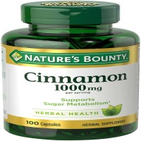 Natures Bounty Cinnamon 1000 mg, 100 Capsules