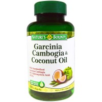 Natures Bounty, Garcinia Cambogia & Coconut Oil, 60 Softgels