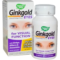 Natures Way, Ginkgold Eyes, 60 Tablets