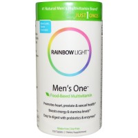 Rainbow Light, Just Once, Mens One, Food-Based Multivitamin, 150 Tablets