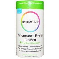 Rainbow Light, Performance Energy for Men, Food-Based Multivitamin, 180 Tablets